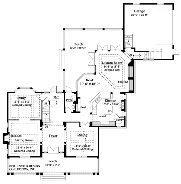 Home Plan - Classical Floor Plan - Main Floor Plan #930-219