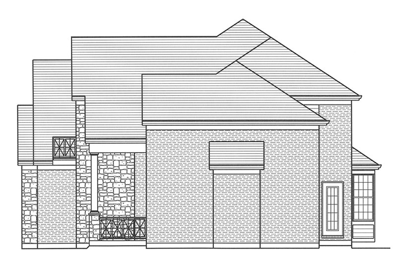 Dream House Plan - Exterior - Other Elevation for European House Plan #46-849 - 4 bed, 2.5 bath