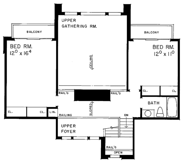 House Blueprint - Contemporary Floor Plan - Other Floor Plan #72-1000