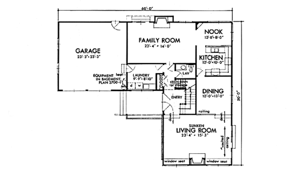 Home Plan - Contemporary Floor Plan - Main Floor Plan #320-1302