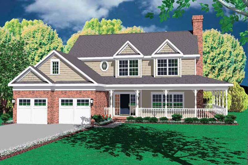 Home Plan - Victorian Exterior - Front Elevation Plan #11-254