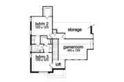 European Style House Plan - 3 Beds 3 Baths 3221 Sq/Ft Plan #84-406 