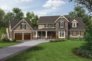 Craftsman Style House Plan - 3 Beds 3.5 Baths 3018 Sq/Ft Plan #48-923 