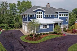 Exterior - Front Elevation 3 for Craftsman House Plan #928-18 - 4 bed, 2.5 bath