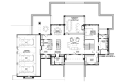 Contemporary Style House Plan - 4 Beds 5.5 Baths 3491 Sq/Ft Plan #928-291 