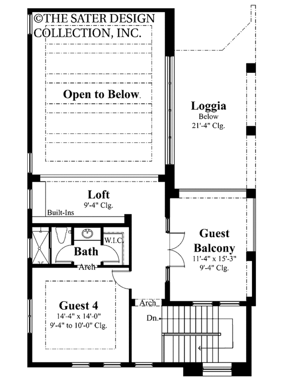 Home Plan - Mediterranean Floor Plan - Upper Floor Plan #930-427