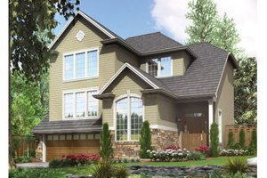 Craftsman Exterior - Front Elevation Plan #48-399