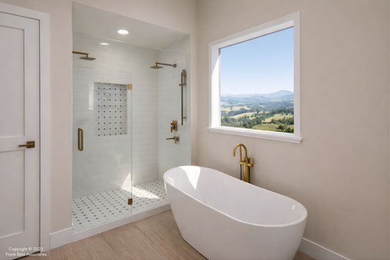 Interior - Master Bathroom 1 for Traditional House Plan #927-1046 - 4 bed, 4.5 bath