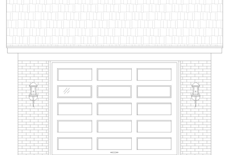 House Plan Design - Exterior - Front Elevation 3 for Traditional House Plan #932-731, 0 bath
