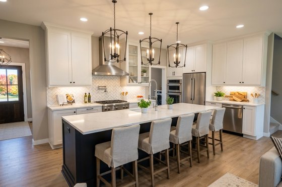 Interior - Kitchen 2 for Craftsman House Plan #51-1515 - 3 bed, 2.5 bath