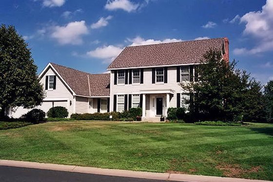 Exterior - Front Elevation for Colonial House Plan #51-120 - 4 bed, 2.5 bath