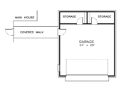 Southern Style House Plan - 3 Beds 2.5 Baths 2966 Sq/Ft Plan #8-203 