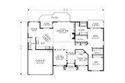 Craftsman Style House Plan - 3 Beds 2 Baths 2199 Sq/Ft Plan #53-511 