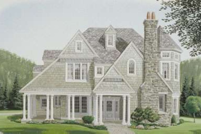 Home Plan - Victorian Exterior - Front Elevation Plan #410-183