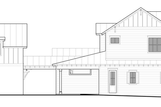 Exterior - Other Elevation for Craftsman House Plan #1058-234 - 3 bed, 3.5 bath