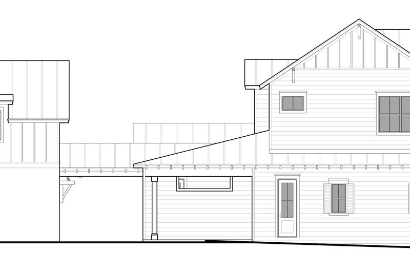 House Design - Exterior - Other Elevation for Craftsman House Plan #1058-234 - 3 bed, 3.5 bath