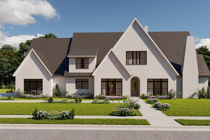Dream House Plan - European Exterior - Front Elevation Plan #1117-9
