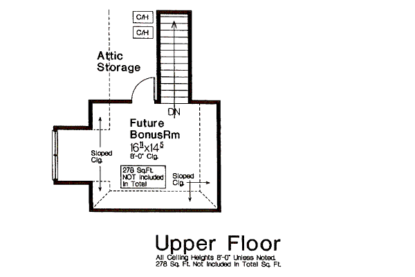 European Floor Plan - Other Floor Plan #310-989