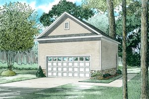 Traditional Exterior - Front Elevation Plan #17-2584