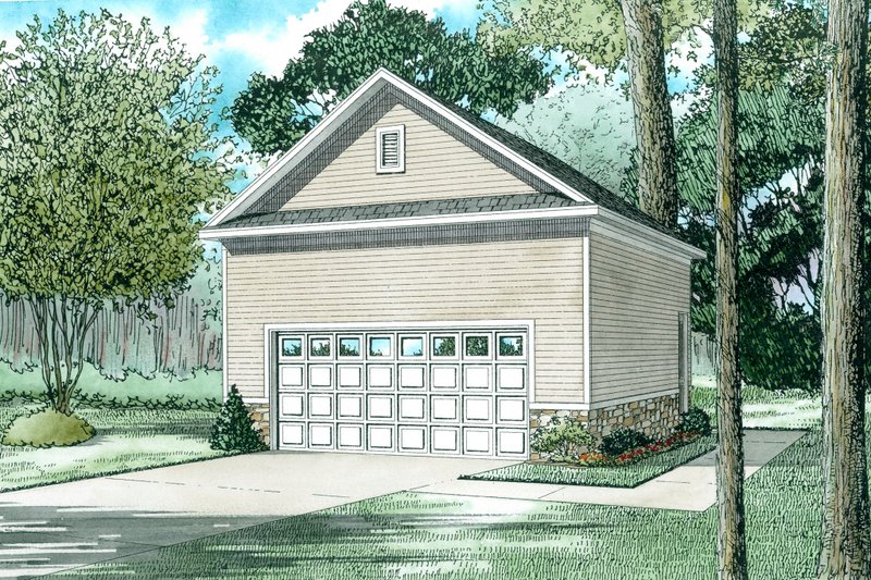 Dream House Plan - Traditional Exterior - Front Elevation Plan #17-2584