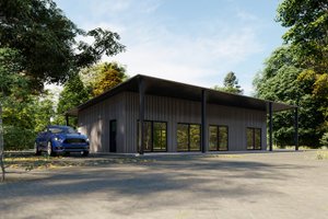 Exterior - Other Elevation for Barndominium House Plan #1107-13 - 1 bed, 1.5 bath