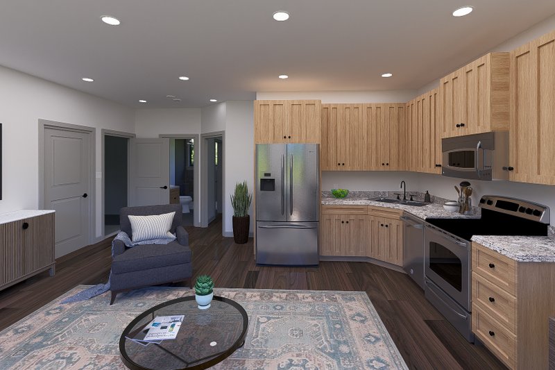 Dream House Plan - Interior - Kitchen for Ranch House Plan #1060-330 - 1 bed, 1 bath
