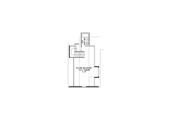 Floor Plan - Upper Floor for Traditional House Plan #424-375 - 4 bed, 3 bath