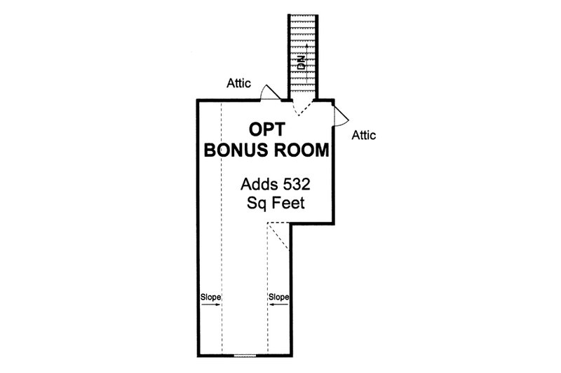 Dream House Plan - Floor Plan - Upper Floor for Traditional House Plan #513-2045 - 4 bed, 3.5 bath