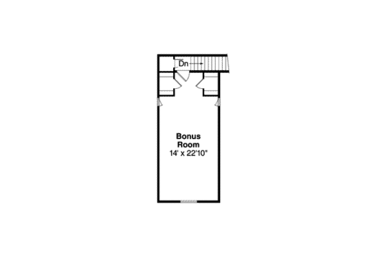Floor Plan - Upper Floor for Craftsman House Plan #124-509 - 3 bed, 2.5 bath