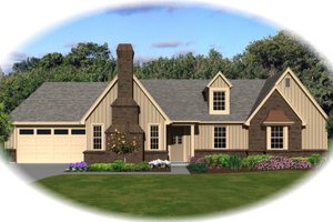 Traditional Exterior - Front Elevation Plan #81-13893