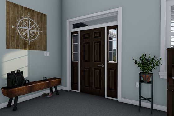 Interior - Entry for Craftsman House Plan #1060-66 - 4 bed, 2.5 bath