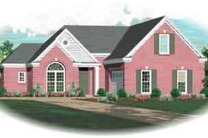 Colonial Exterior - Front Elevation Plan #81-513
