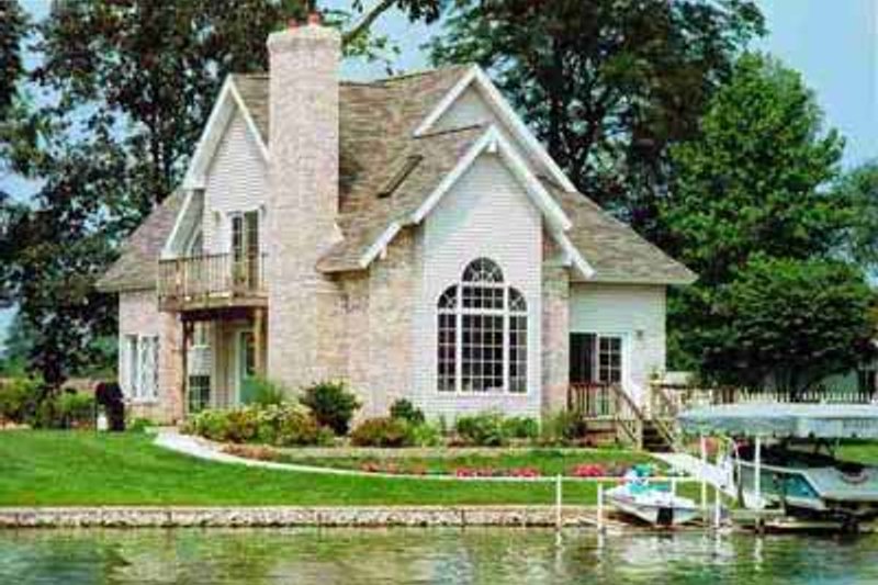 House Blueprint - Cottage Exterior - Front Elevation Plan #72-316
