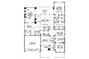 Mediterranean Style House Plan - 3 Beds 2.5 Baths 2369 Sq/Ft Plan #929-766 Floor 