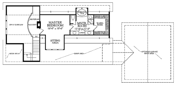 House Design - Colonial Floor Plan - Upper Floor Plan #137-324
