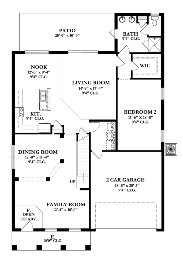 House Design - Mediterranean Floor Plan - Main Floor Plan #1058-66