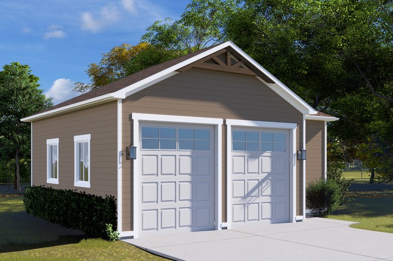House Blueprint - Exterior - Front Elevation 5 for Traditional House Plan #1060-231, 0 bath
