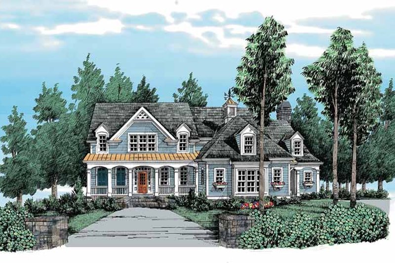 Dream House Plan - Country Exterior - Front Elevation Plan #927-316