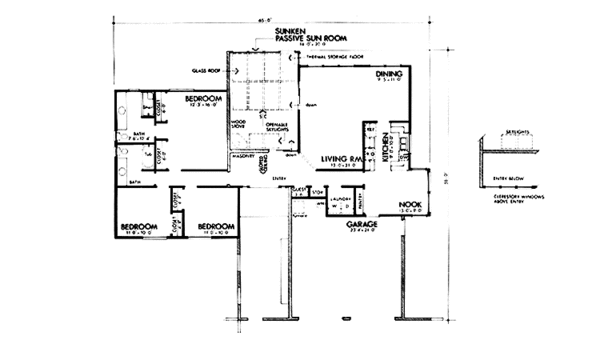 Home Plan - Contemporary Floor Plan - Main Floor Plan #320-1350