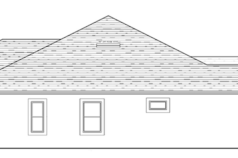 Dream House Plan - Exterior - Other Elevation 1 for Colonial House Plan #1058-123 - 3 bed, 2 bath