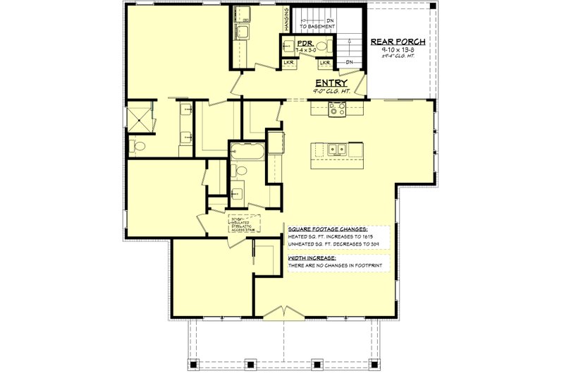 Home Plan - Floor Plan - Other Floor for Southern House Plan #430-325 - 3 bed, 2.5 bath