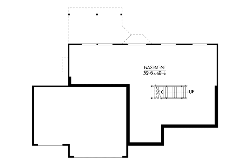 Dream House Plan - Floor Plan - Lower Floor for Craftsman House Plan #132-301 - 3 bed, 2.5 bath