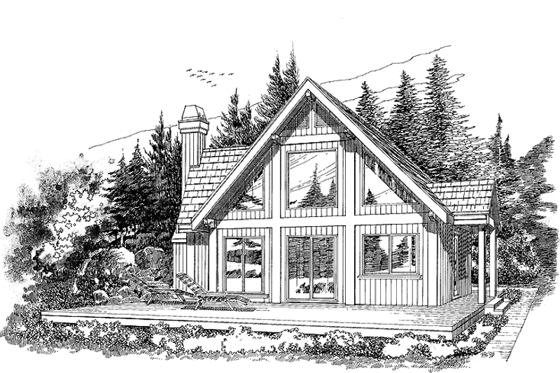 Dream House Plan - Country Exterior - Front Elevation Plan #47-870
