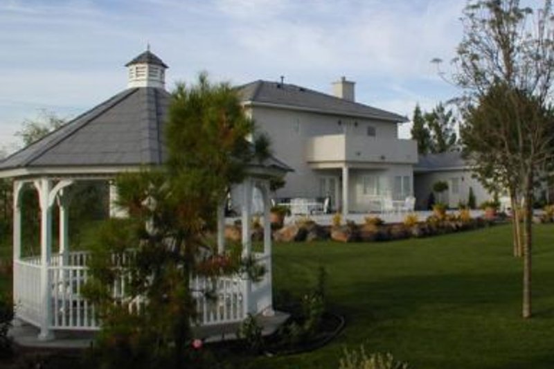 Architectural House Design - Exterior - Rear Elevation for Adobe / Southwestern House Plan #1-836 - 5 bed, 4 bath
