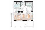 European Style House Plan - 3 Beds 2.5 Baths 1356 Sq/Ft Plan #23-2486 