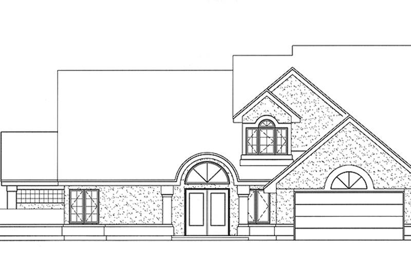 House Plan Design - Traditional Exterior - Front Elevation Plan #320-1432