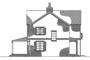 Exterior - Other Elevation 1 for Traditional House Plan #1042-10 - 3 bed, 2.5 bath