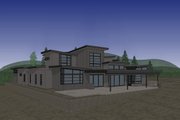 Contemporary Style House Plan - 4 Beds 4.5 Baths 4021 Sq/Ft Plan #892-30 