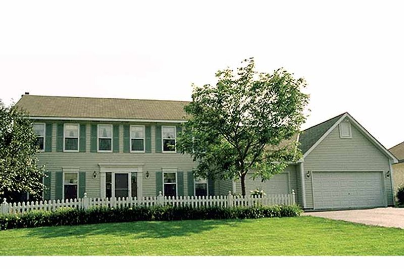 Home Plan - Exterior - Front Elevation 3 for Colonial House Plan #51-736 - 4 bed, 2.5 bath