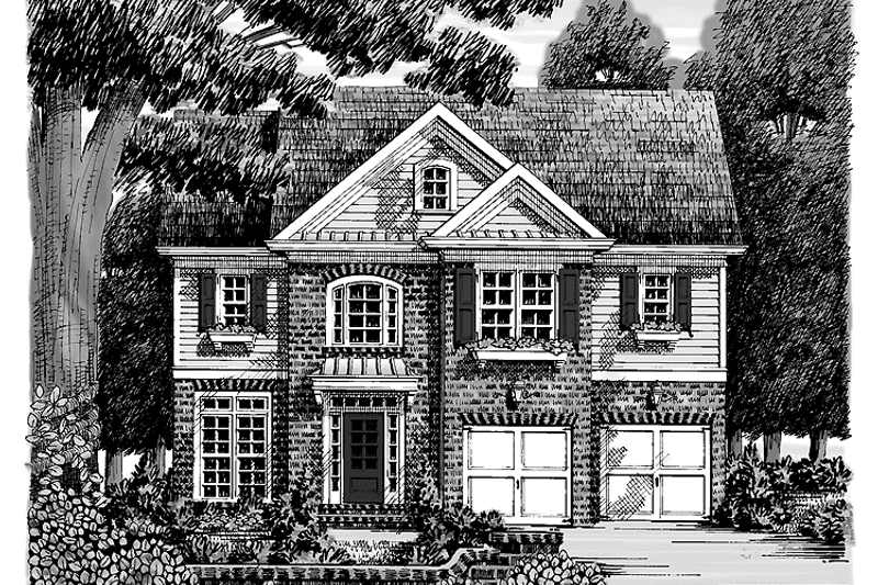 Home Plan - Exterior - Front Elevation 3 for Colonial House Plan #927-864 - 3 bed, 2.5 bath